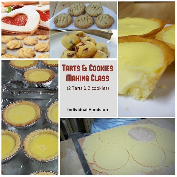 butter cookies and tarts making