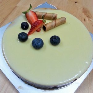 white Chocolate mouuse