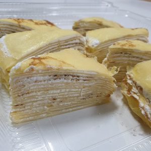 mille crepes cut