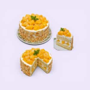 Eggless Mango Sponge